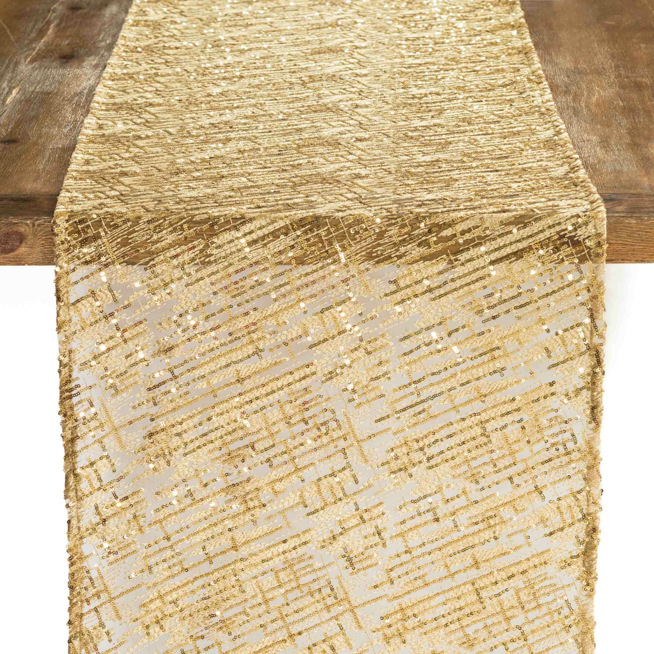 Fusion Gold Sequins Runner