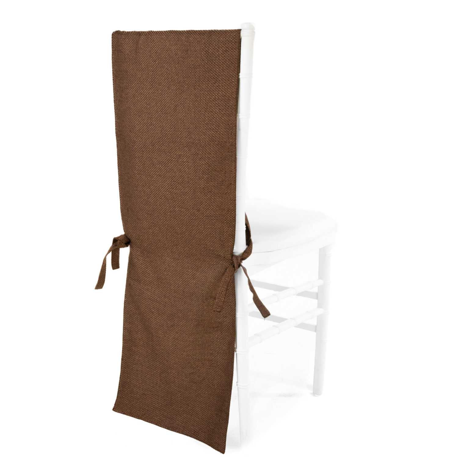 Chocolate Sedona Open Sided Chairback - Over The Top